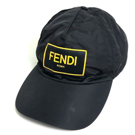 fendi fxq768|FENDI FXQ768 Zucca Pile Hat Cap Cap Baseball Cap Navy .